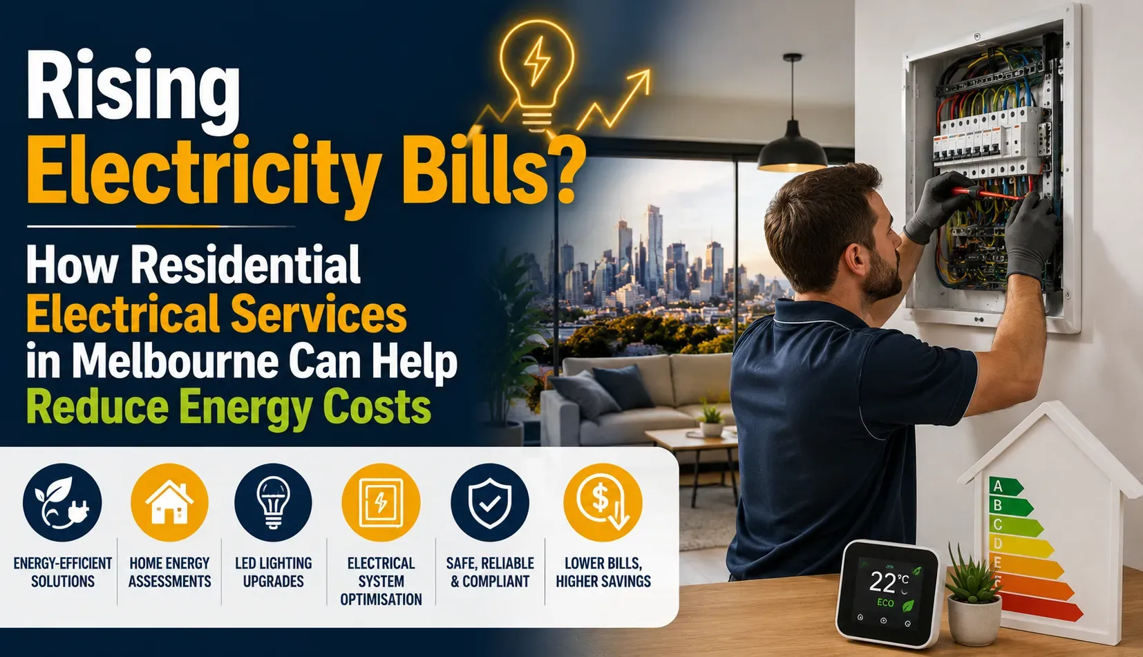 Rising Electricity Bills? How Residential Electrical Services in Melbourne Can Help Reduce Energy Costs