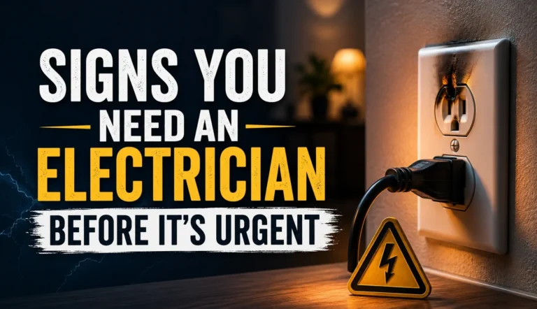 Signs You Need an Electrician Before It's Urgent