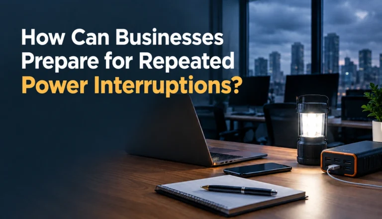 How Can Businesses Prepare for Repeated Power Interruptions?